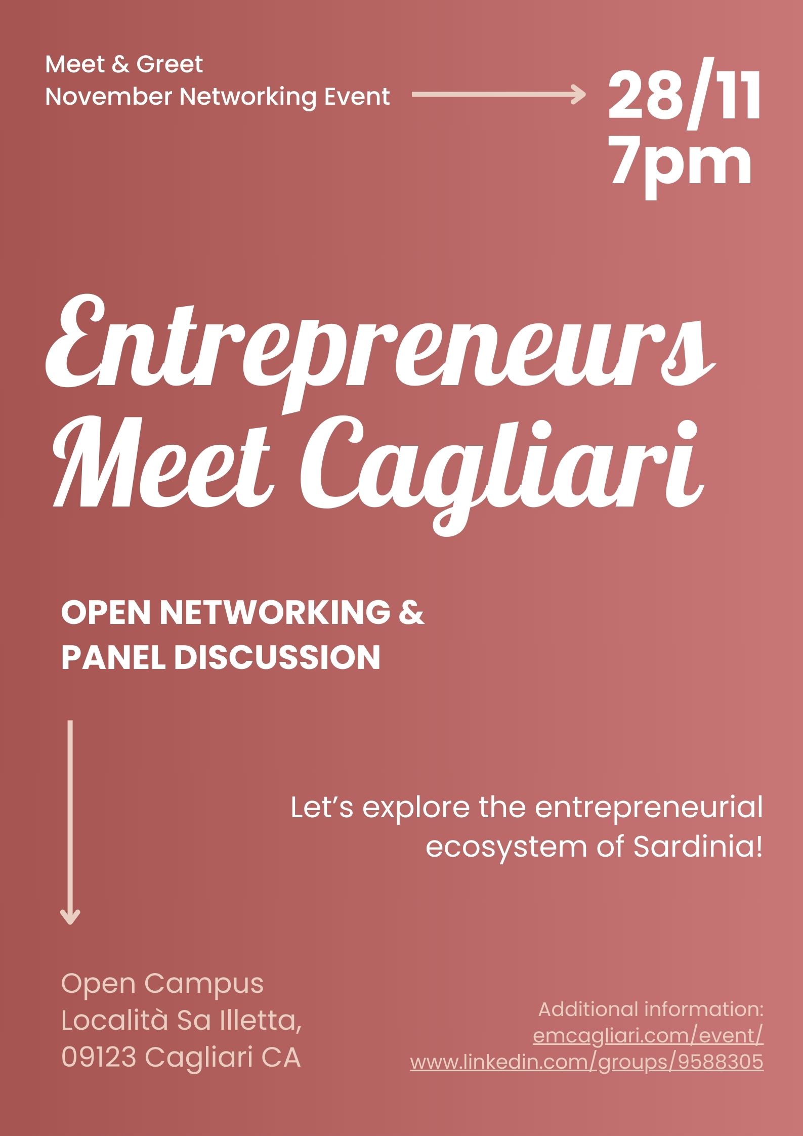 🚀 Entrepreneurs Meet Cagliari Presents: Inside one of Sardinia's Innovation Hubs! 🏢